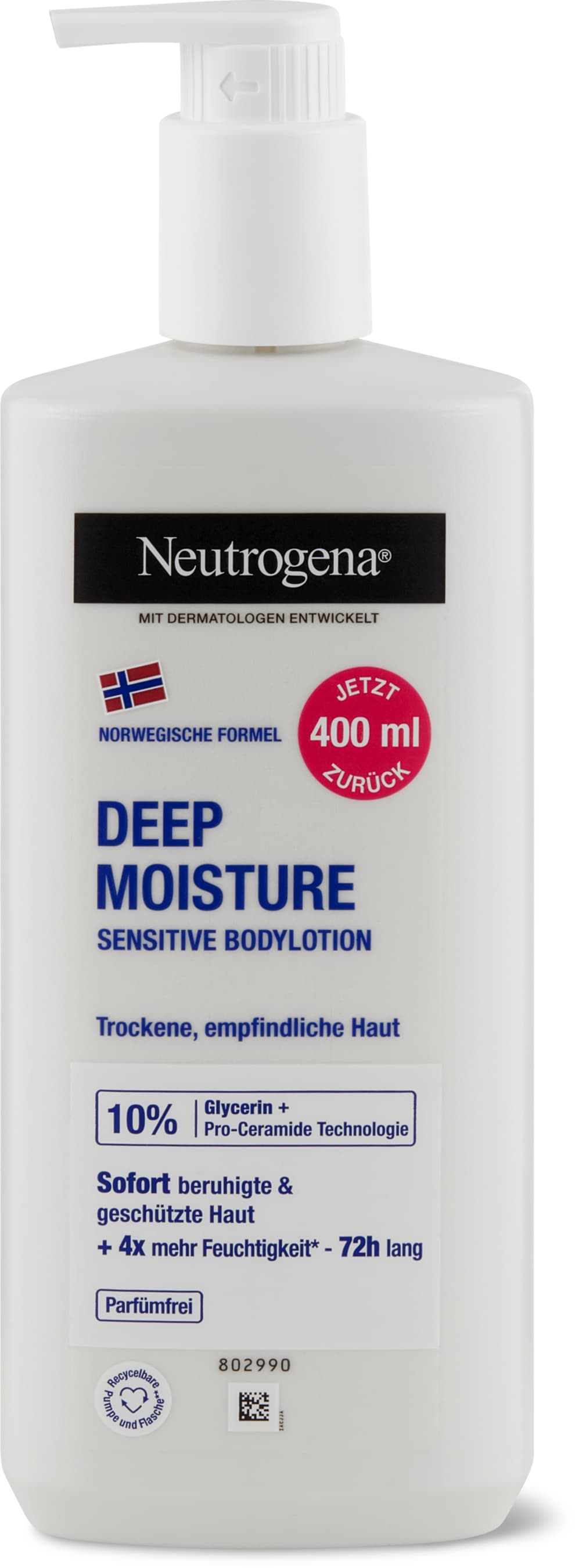 Neutrogena Körperlotion Moisture Sensitive 400ml